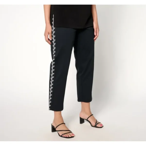 Shop All<BEAUTIFUL by Lawrence Zarian Petite Stretch Twill Pant - a world of fashionable women's clothing, including a wide selection of dresses and trendy accessories.