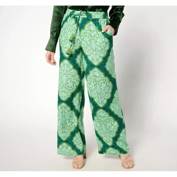 Shop All<BEAUTIFUL by Lawrence Zarian Petite Tassel Pull-On Pant - a world of fashionable women's clothing, including a wide selection of dresses and trendy accessories.