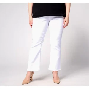 BEAUTIFUL by Lawrence Zarian Regular Ankle Frayed Hem Jean - White - a world of fashionable women's clothing, including a wide selection of dresses and trendy accessories.> Hat
