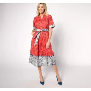 Dresses<BEAUTIFUL by Lawrence Zarian Regular Border Print Dress - a world of fashionable women's clothing, including a wide selection of dresses and trendy accessories.
