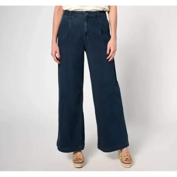 Fashion<BEAUTIFUL by Lawrence Zarian Regular Denim Trouser - a world of fashionable women's clothing, including a wide selection of dresses and trendy accessories.
