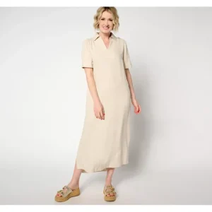 Dresses<BEAUTIFUL by Lawrence Zarian Regular Linen Blend Maxi Dress - a world of fashionable women's clothing, including a wide selection of dresses and trendy accessories.