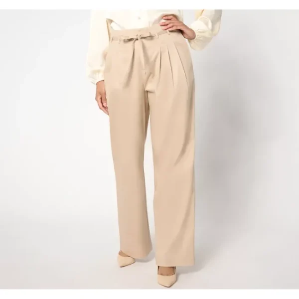 Fashion<BEAUTIFUL by Lawrence Zarian Regular Stretch Cotton Sateen Trouser - a world of fashionable women's clothing, including a wide selection of dresses and trendy accessories.