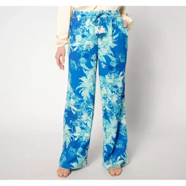 Shop All<BEAUTIFUL by Lawrence Zarian Regular Tassel Pull On Pant - a world of fashionable women's clothing, including a wide selection of dresses and trendy accessories.