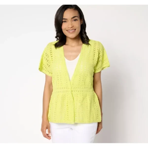 Shop All<BEAUTIFUL by Lawrence Zarian The Josie Sweater Topper - a world of fashionable women's clothing, including a wide selection of dresses and trendy accessories.