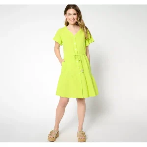 Dresses<Belle Beach by Kim Gravel Cotton Gauze Color Crush Dress - a world of fashionable women's clothing, including a wide selection of dresses and trendy accessories.