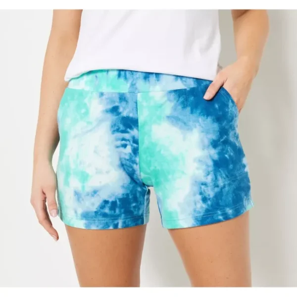 Shop All<Belle Beach by Kim Gravel French Terry Seaside 5" Shorts - a world of fashionable women's clothing, including a wide selection of dresses and trendy accessories.