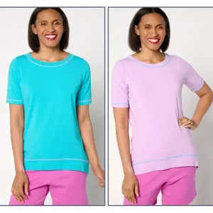 Dresses<Belle Beach by Kim Gravel Primabelle Set of 2 Hi Low Top - a world of fashionable women's clothing, including a wide selection of dresses and trendy accessories.