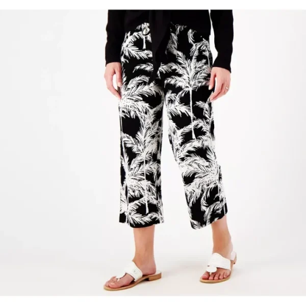 Shop All<Belle Beach by Kim Gravel Reg Cabana Cropped Beach Pant - a world of fashionable women's clothing, including a wide selection of dresses and trendy accessories.