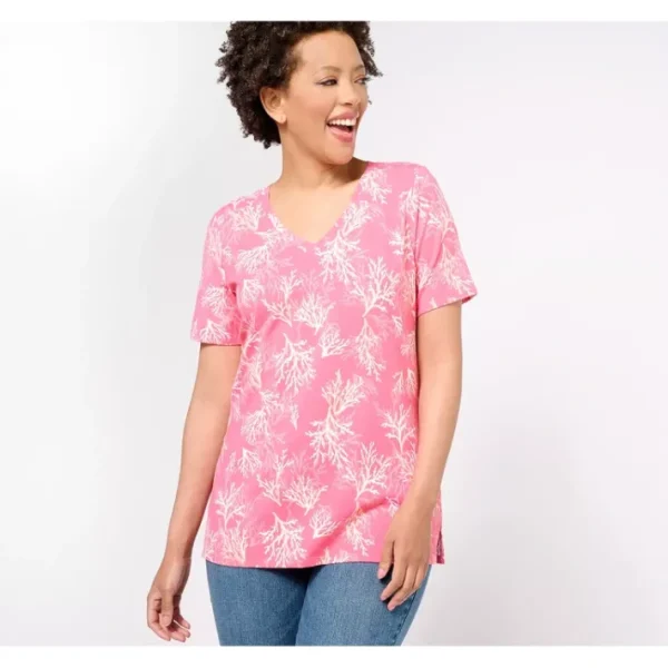 Shop All<Belle Beach by Kim Gravel TripleLuxe Knit V-Neck Top - a world of fashionable women's clothing, including a wide selection of dresses and trendy accessories.