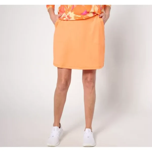 Shop All<Belle Body by Kim Gravel Athletic Jersey Skort - a world of fashionable women's clothing, including a wide selection of dresses and trendy accessories.