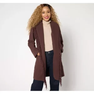 Belle Boho by Kim Gravel Montana Jacket with Fringe - a world of fashionable women's clothing, including a wide selection of dresses and trendy accessories.> Hat