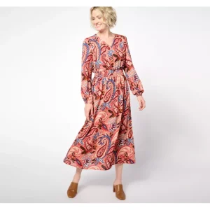 Dresses<Belle Boho by Kim Gravel Regular Rustic Paisley Dress - a world of fashionable women's clothing, including a wide selection of dresses and trendy accessories.