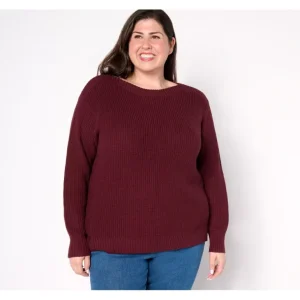 Belle Boho by Kim Gravel Shaker Knit Boatneck Sweater - a world of fashionable women's clothing, including a wide selection of dresses and trendy accessories.> Dresses