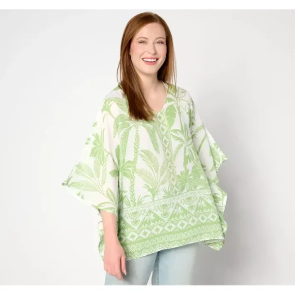 Dresses<Belle by Kim Gravel Boca Border Paradise Poncho - a world of fashionable women's clothing, including a wide selection of dresses and trendy accessories.