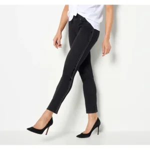 Belle by Kim Gravel Flexibelle Reg Straight Leg Sequin Jeans - a world of fashionable women's clothing, including a wide selection of dresses and trendy accessories.> Hat