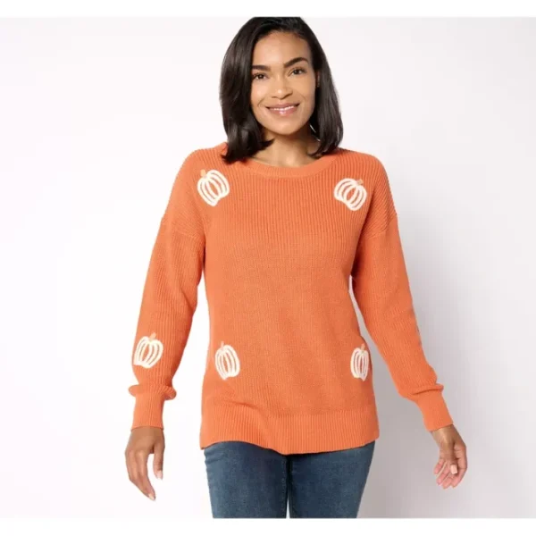 Shop All<Belle by Kim Gravel It's Fall Y'all Sweater - a world of fashionable women's clothing, including a wide selection of dresses and trendy accessories.