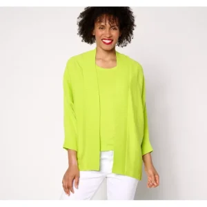 Fashion<Belle by Kim Gravel Open Front Cardigan - a world of fashionable women's clothing, including a wide selection of dresses and trendy accessories.