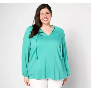 Belle by Kim Gravel Packabelle Tassel Peasant Top - a world of fashionable women's clothing, including a wide selection of dresses and trendy accessories.> Hat