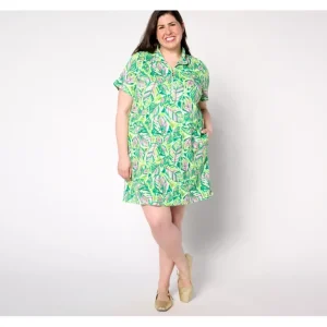 Belle by Kim Gravel Perfect Pique Batik Chic Zip Dress - a world of fashionable women's clothing, including a wide selection of dresses and trendy accessories.> Hat
