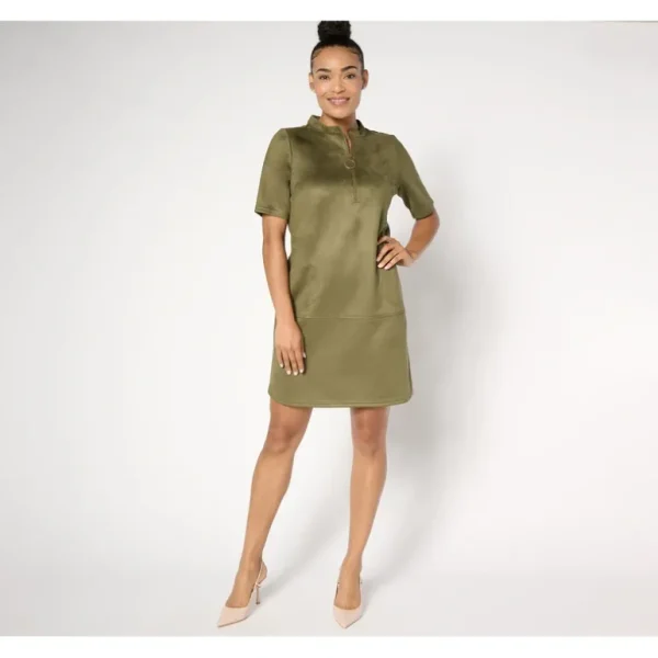 Belle by Kim Gravel PerSuede Me Circle Zip Dress - a world of fashionable women's clothing, including a wide selection of dresses and trendy accessories.> Hat