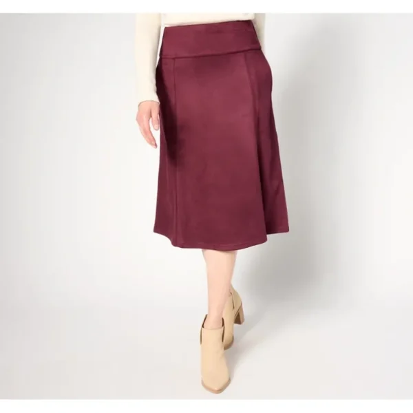 Belle by Kim Gravel PerSuede Me Midi Skirt - a world of fashionable women's clothing, including a wide selection of dresses and trendy accessories.> Hat