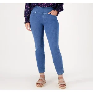 Belle by Kim Gravel Pet Flexibelle Zip Back Ankle Pants - a world of fashionable women's clothing, including a wide selection of dresses and trendy accessories.> Dresses