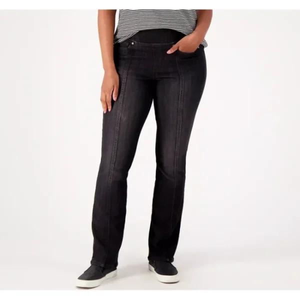 Shop All<Belle by Kim Gravel Pet Primabelle Seamed Boot Cut Jeans - a world of fashionable women's clothing, including a wide selection of dresses and trendy accessories.