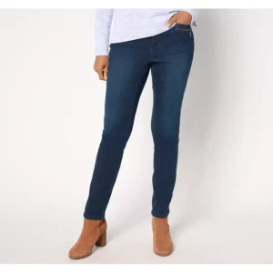 Belle by Kim Gravel Pet TripleLuxe Denim Hip Zip Slim Leg Jean - a world of fashionable women's clothing, including a wide selection of dresses and trendy accessories.> Hat