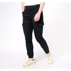 Belle by Kim Gravel Pet TripleLuxe Twill Cargo Ankle Joggers - a world of fashionable women's clothing, including a wide selection of dresses and trendy accessories.> Hat