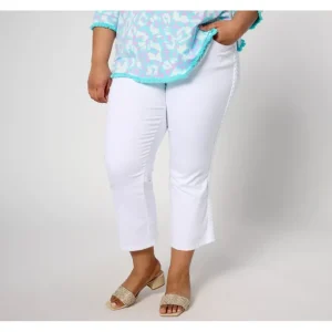 Belle by Kim Gravel Pet TripleLuxe Twill Got it Braid Crop Jean - a world of fashionable women's clothing, including a wide selection of dresses and trendy accessories.> Hat