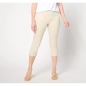 Belle by Kim Gravel Pet TripleLuxe Twill Patch Pocket Capri - a world of fashionable women's clothing, including a wide selection of dresses and trendy accessories.> Hat