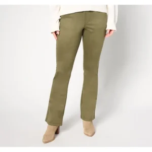 Belle by Kim Gravel Petite PerSuede Me 5 Pocket Boot Cut Jean - a world of fashionable women's clothing, including a wide selection of dresses and trendy accessories.> Hat