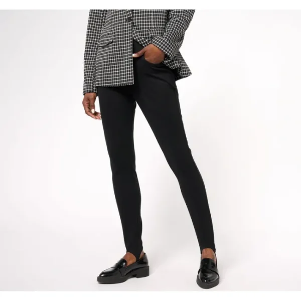 Shop All<Belle by Kim Gravel Petite Ponte Boot Ready Stirrup Pants - a world of fashionable women's clothing, including a wide selection of dresses and trendy accessories.
