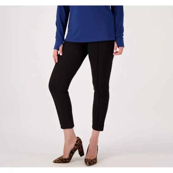 Belle by Kim Gravel Petite Ponte Center Seam Ankle Pant - a world of fashionable women's clothing, including a wide selection of dresses and trendy accessories.> Hat