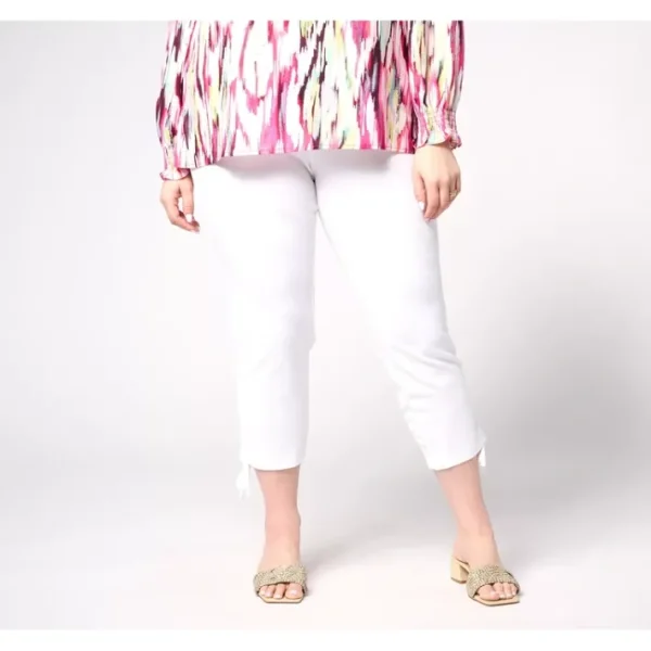 Shop All<Belle by Kim Gravel Petite Ponte Convertibelle Crop Pant - a world of fashionable women's clothing, including a wide selection of dresses and trendy accessories.