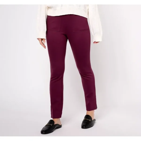 Belle by Kim Gravel Petite Ponte Utility Pant - a world of fashionable women's clothing, including a wide selection of dresses and trendy accessories.> Hat