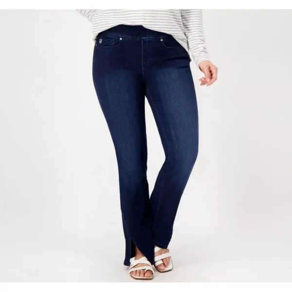 Belle by Kim Gravel Petite Primabelle Denim Jeans - a world of fashionable women's clothing, including a wide selection of dresses and trendy accessories.> Hat