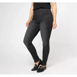 Belle by Kim Gravel Petite Primabelle Frayed Jeggings - a world of fashionable women's clothing, including a wide selection of dresses and trendy accessories.> Hat