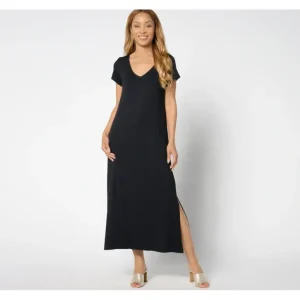 Belle by Kim Gravel Petite Rayon Span Cap Sleeve Maxi Dress - a world of fashionable women's clothing, including a wide selection of dresses and trendy accessories.> Hat