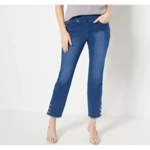 Belle by Kim Gravel Petite TripleLuxe Denim Jeans - a world of fashionable women's clothing, including a wide selection of dresses and trendy accessories.> Hat