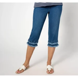 Belle by Kim Gravel Petite TripleLuxe Eyelet Capri - a world of fashionable women's clothing, including a wide selection of dresses and trendy accessories.> Dresses