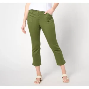 Fashion<Belle by Kim Gravel Petite Tripleluxe Twill Jean - a world of fashionable women's clothing, including a wide selection of dresses and trendy accessories.
