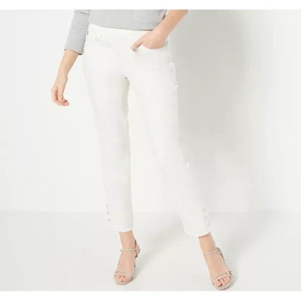 Belle by Kim Gravel Petite TripleLuxe Twill Jeans - a world of fashionable women's clothing, including a wide selection of dresses and trendy accessories.> Hat