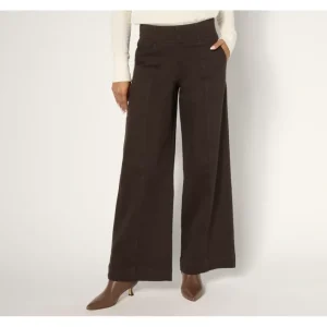 Fashion<Belle by Kim Gravel Petite TripleLuxe Twill Palazzo Topstich Jean - a world of fashionable women's clothing, including a wide selection of dresses and trendy accessories.