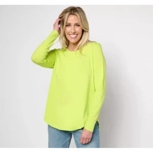 Belle by Kim Gravel Primabelle Knit Back-Pleat Long-Sleeve Top - a world of fashionable women's clothing, including a wide selection of dresses and trendy accessories.> Hat