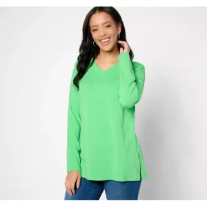 Belle by Kim Gravel Primabelle Knit Crossover V-Nk Tunic - a world of fashionable women's clothing, including a wide selection of dresses and trendy accessories.> Hat