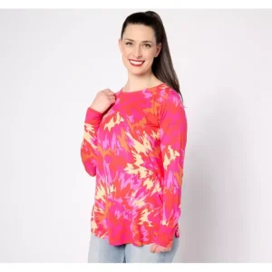 Belle by Kim Gravel Rayon Spandex Color Splash Top - a world of fashionable women's clothing, including a wide selection of dresses and trendy accessories.> Hat