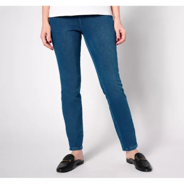 Fashion<Belle by Kim Gravel Reg Flexibelle Slim Straight-Leg - a world of fashionable women's clothing, including a wide selection of dresses and trendy accessories.