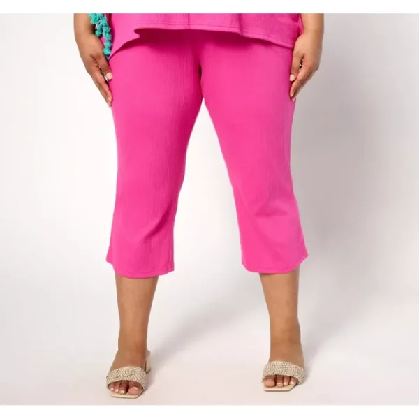 Shop All<Belle by Kim Gravel Reg Packabelle Take Me Away Crop Pant - a world of fashionable women's clothing, including a wide selection of dresses and trendy accessories.